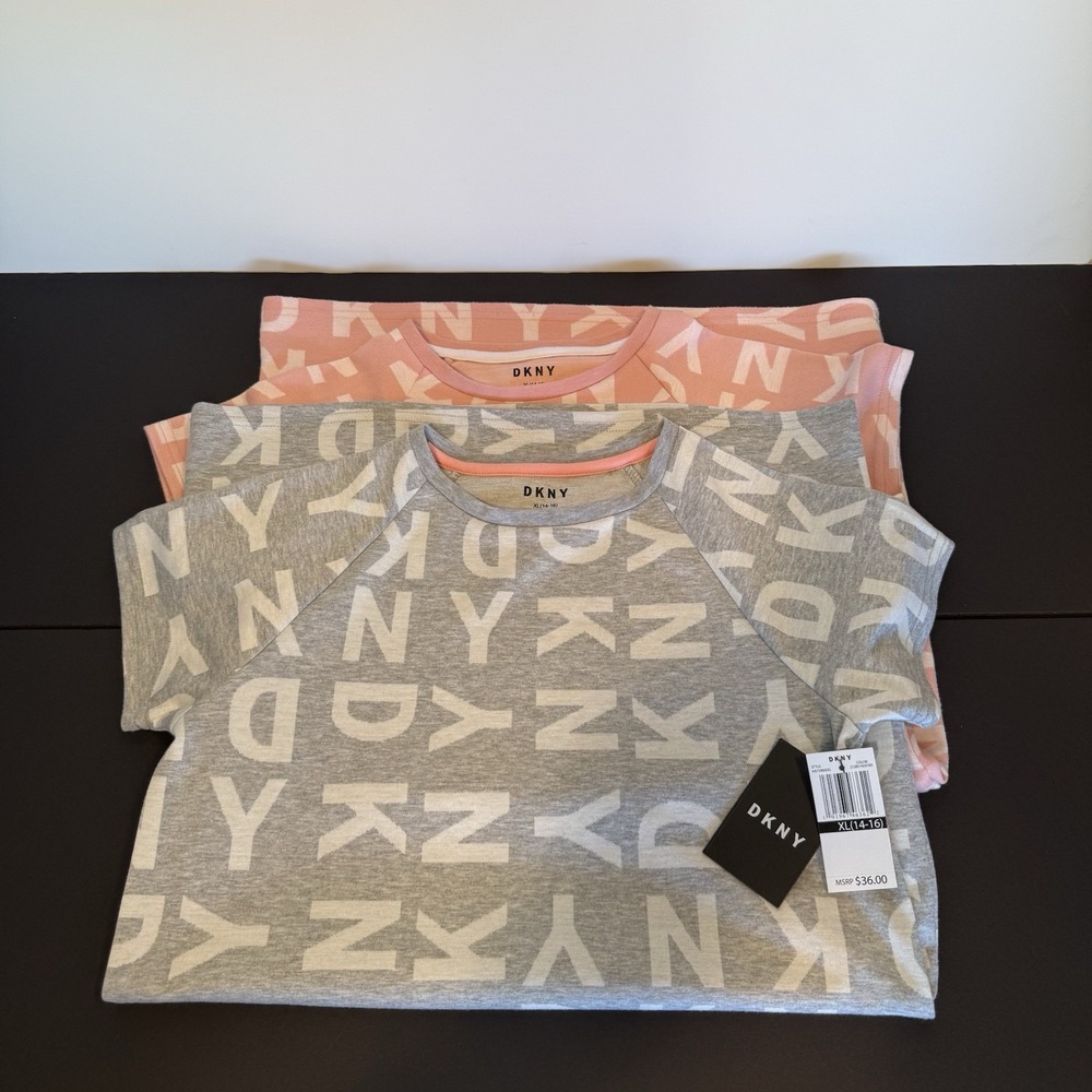 Girl's Matching Dresses DKNY XL 14-16 Crop Sleeve Go-Go Skirt New With & New W/O